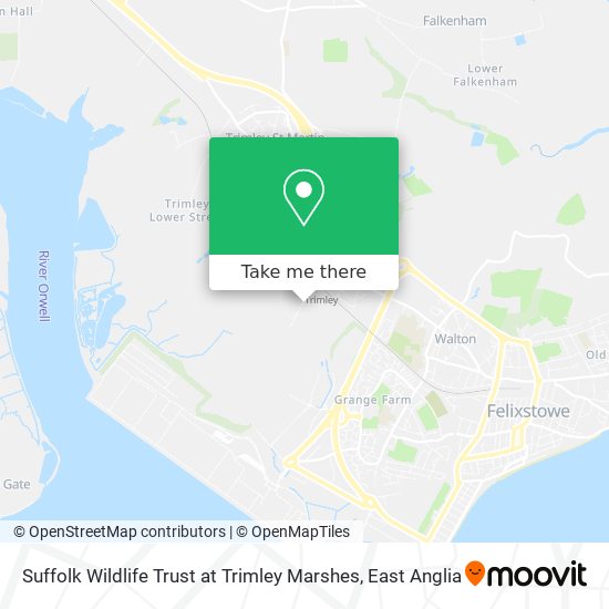 Suffolk Wildlife Trust at Trimley Marshes map