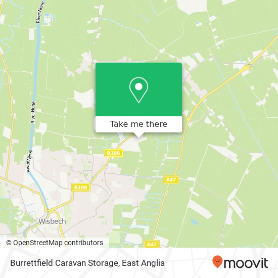 Burrettfield Caravan Storage map