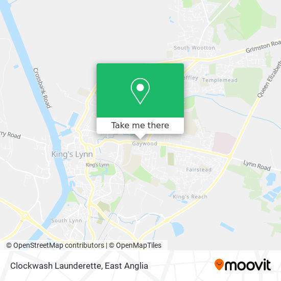 Clockwash Launderette map