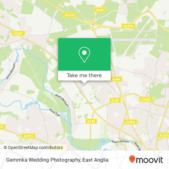 Gemmka Wedding Photography, Woodland Road Hellesdon Norwich NR6 5RA map