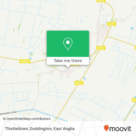 Thistledown, Doddington map