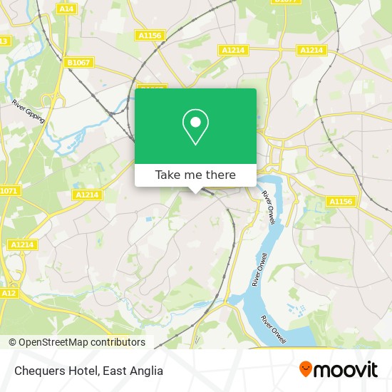 Chequers Hotel map