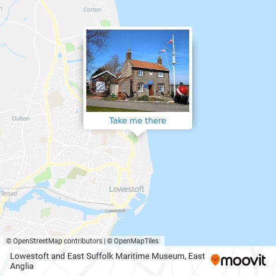 Lowestoft and East Suffolk Maritime Museum map