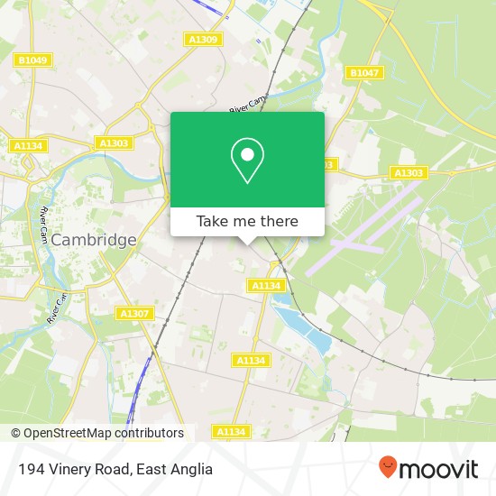 194 Vinery Road, Cambridge Cambridge map