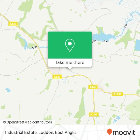 Industrial Estate, Loddon map