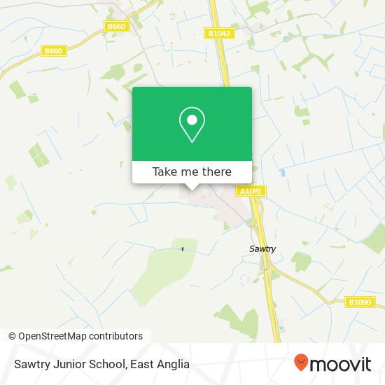 Sawtry Junior School, Middlefield Road Sawtry Huntingdon PE28 5 map