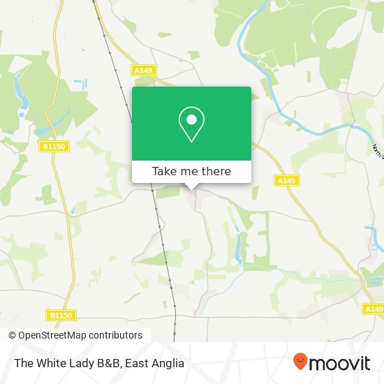 The White Lady B&B, Ruin Road Worstead North Walsham NR28 9 map