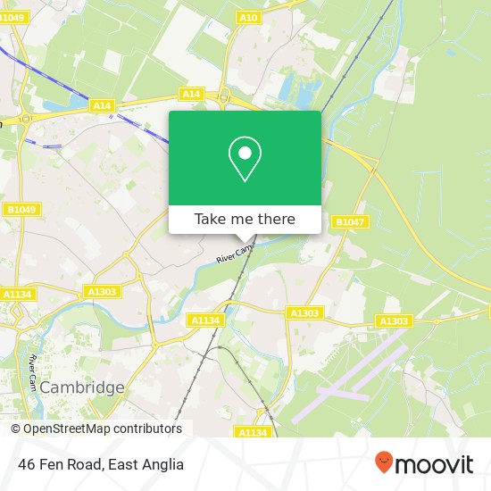 46 Fen Road, Cambridge Cambridge map
