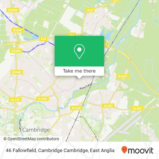 46 Fallowfield, Cambridge Cambridge map
