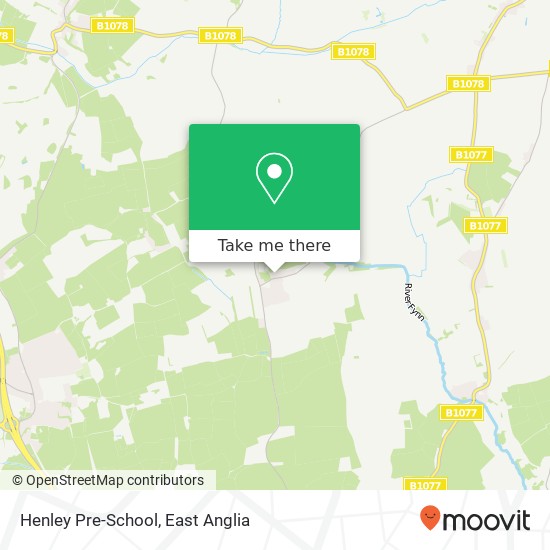 Henley Pre-School, Church Meadows Henley Ipswich IP6 0 map