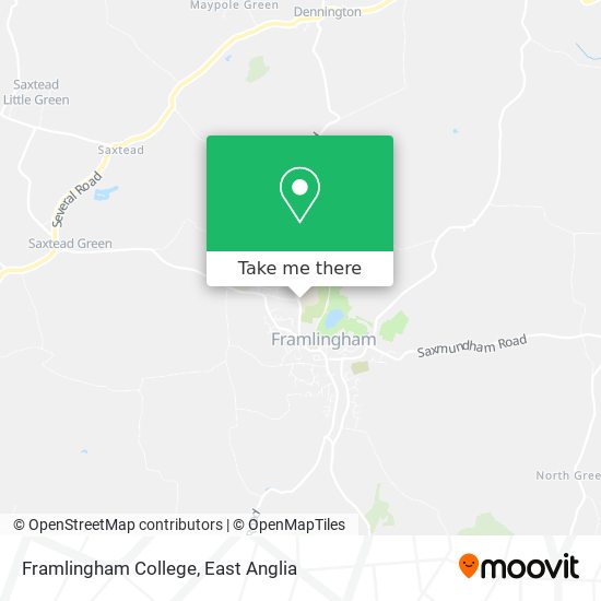 Framlingham College map