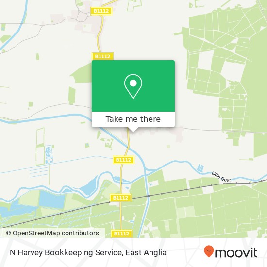 N Harvey Bookkeeping Service, 87 South Street Hockwold Thetford IP26 4 map