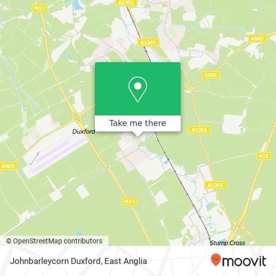 Johnbarleycorn Duxford, 3 Moorfield Road Duxford Cambridge CB22 4PP map