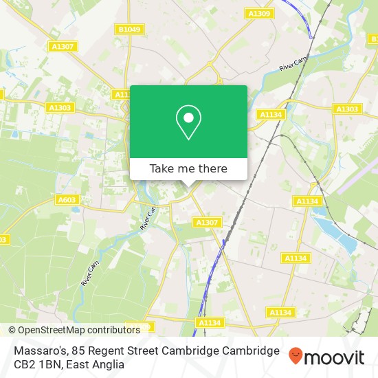 Massaro's, 85 Regent Street Cambridge Cambridge CB2 1BN map