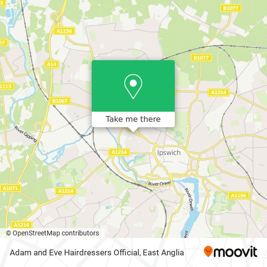 Adam and Eve Hairdressers Official map