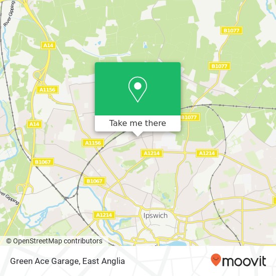 Green Ace Garage, 233 Dales Road Ipswich Ipswich IP1 4JY map
