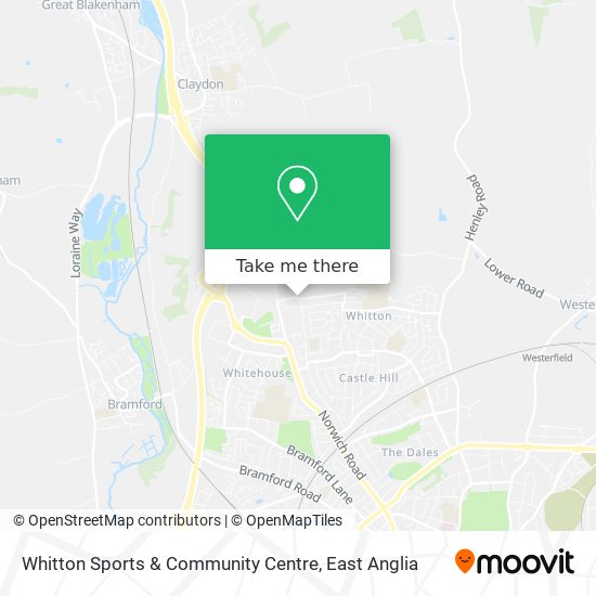 Whitton Sports & Community Centre map