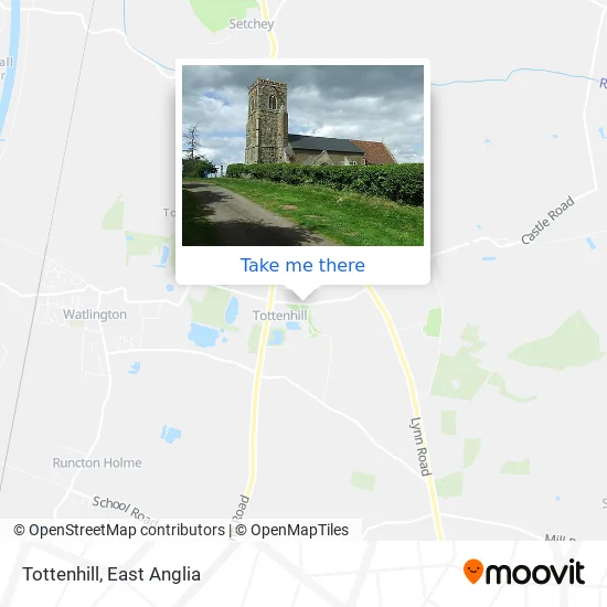Tottenhill map