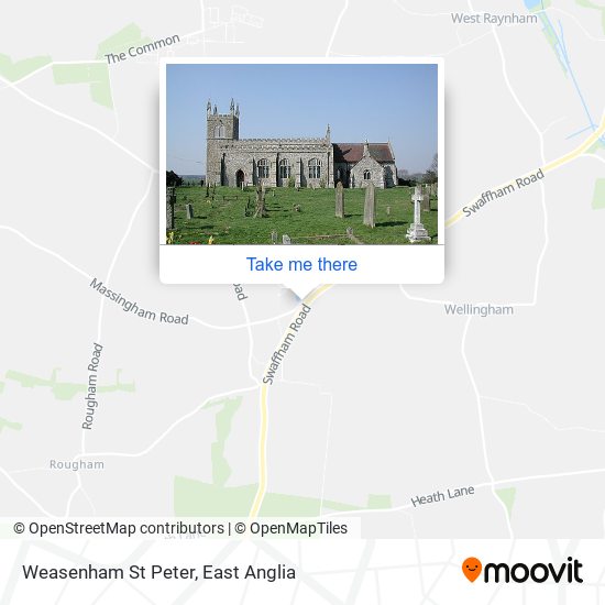 Weasenham St Peter map