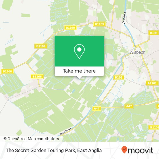 The Secret Garden Touring Park map