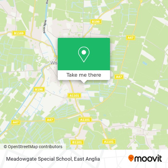 Meadowgate Special School map