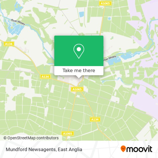 Mundford Newsagents map
