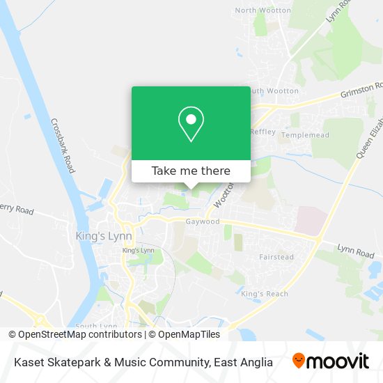 Kaset Skatepark & Music Community map