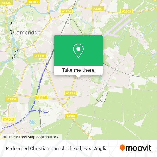 Redeemed Christian Church of God map
