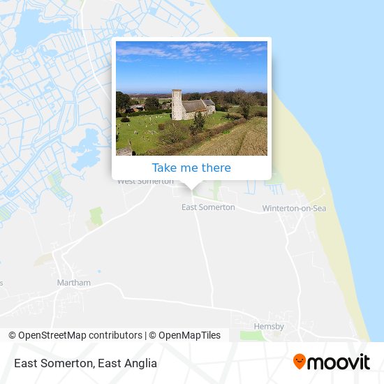 East Somerton map