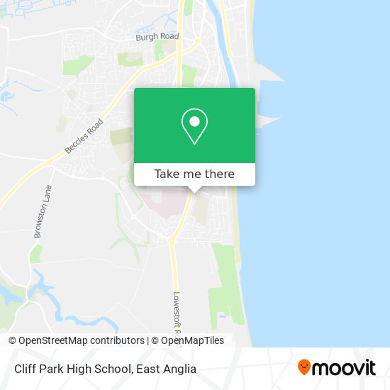 Cliff Park High School map