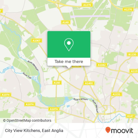 City View Kitchens, 44 City View Road Hellesdon Norwich NR6 5HA map