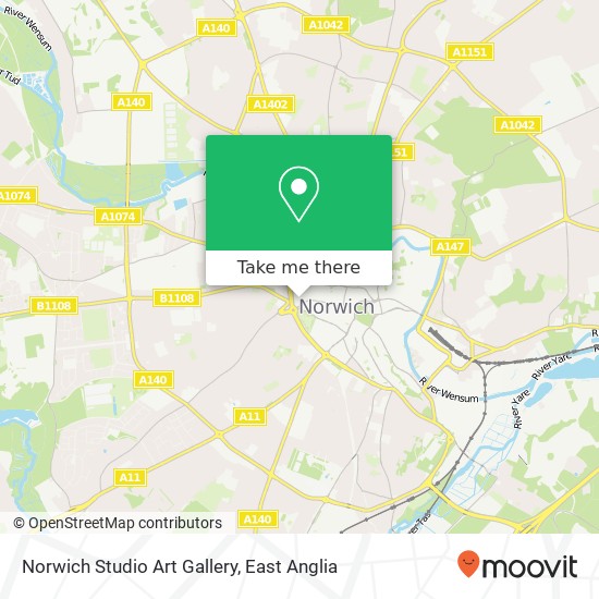 Norwich Studio Art Gallery map