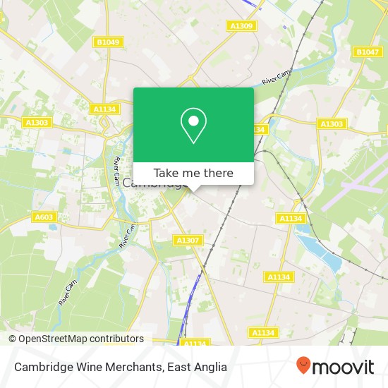 Cambridge Wine Merchants, 2 Mill Road Cambridge Cambridge CB1 1 map