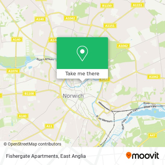 Fishergate Apartments map