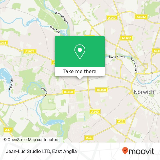 Jean-Luc Studio LTD, Roe Drive Norwich Norwich NR5 8 map