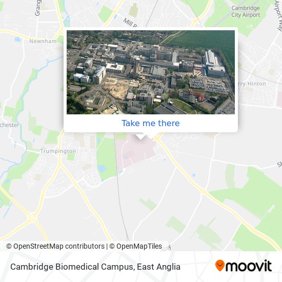 Cambridge Biomedical Campus map