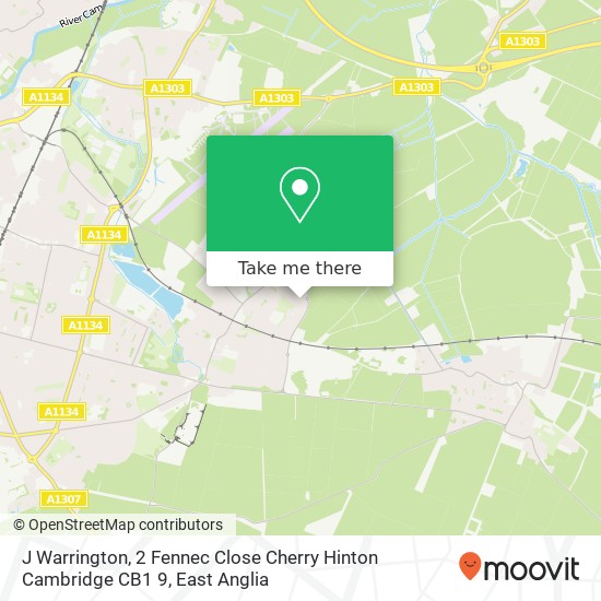 J Warrington, 2 Fennec Close Cherry Hinton Cambridge CB1 9 map