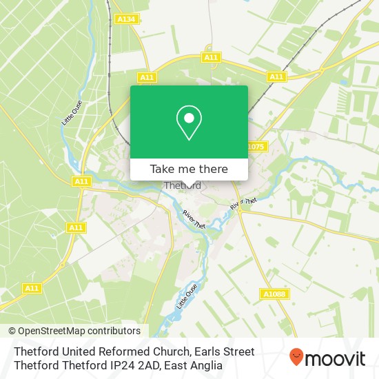 Thetford United Reformed Church, Earls Street Thetford Thetford IP24 2AD map