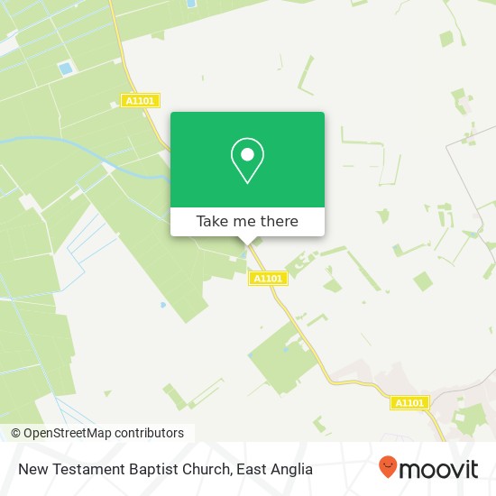 New Testament Baptist Church, Birchinhill Drove Kenny Hill Bury St Edmunds IP28 8 map