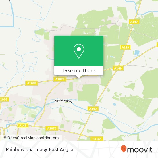 Rainbow pharmacy map