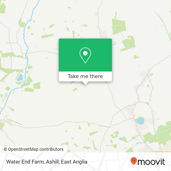 Water End Farm, Ashill map