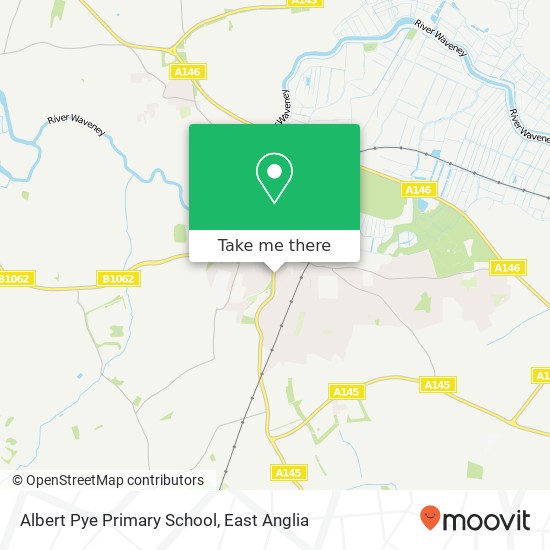 Albert Pye Primary School, Fredericks Road Beccles Beccles NR34 9 map