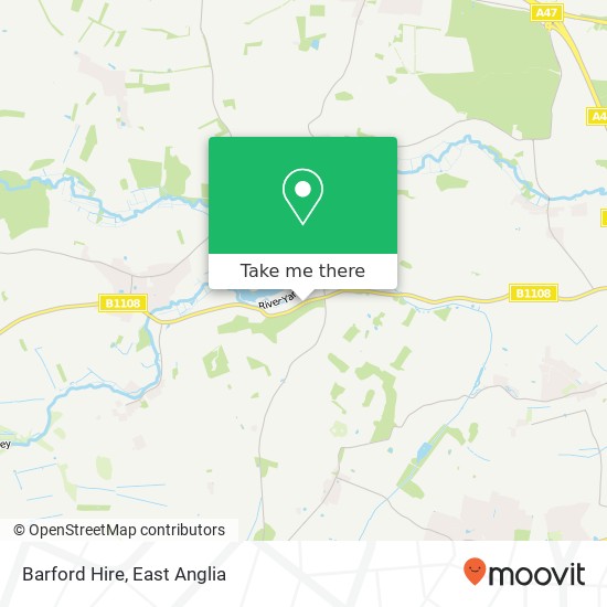 Barford Hire, Watton Road Great Melton Norwich NR9 3 map