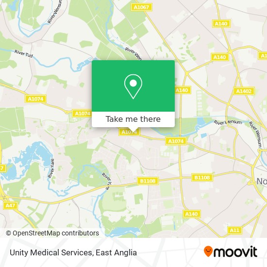 Unity Medical Services map