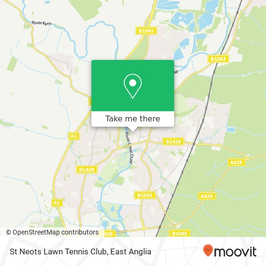 St Neots Lawn Tennis Club, St Anselm Place St Neots St Neots PE19 1 map