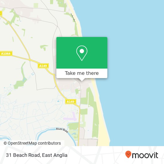 31 Beach Road, Caister on Sea Great Yarmouth map