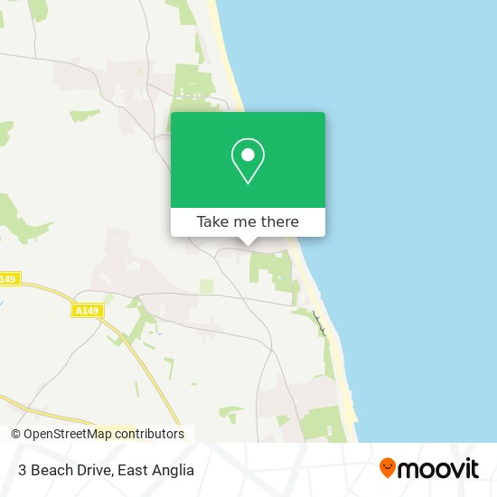3 Beach Drive map