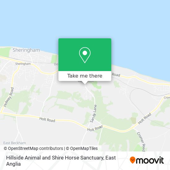 Hillside Animal and Shire Horse Sanctuary map