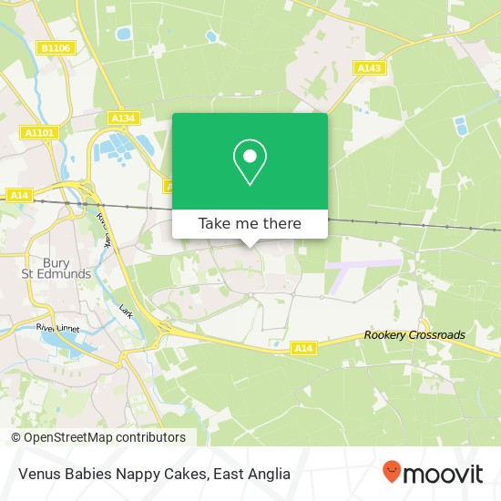 Venus Babies Nappy Cakes, Brunwyn Close Bury St Edmunds Bury St Edmunds IP32 7 map