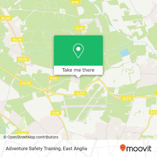 Adventure Safety Training map